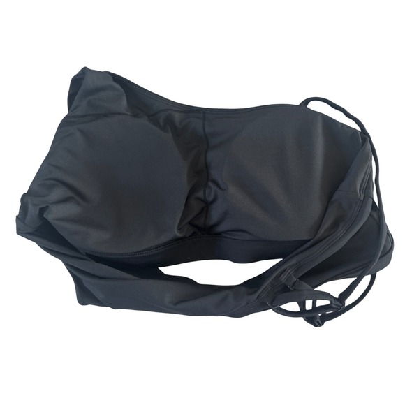 Zyia Active Black Asymmetric Light n Tight Padded Sports Bra Size 3XL Plus NWOT - Picture 10 of 10